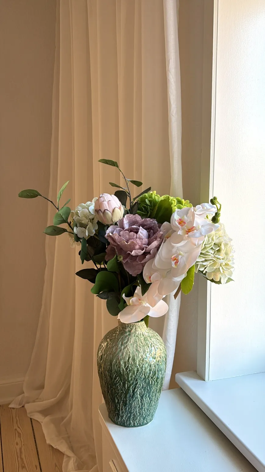 Vase FLOREN (Ø17x25 cm) Grøn