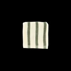 Vaskeklud m Stribe Grøn BHANI(30x30cm)