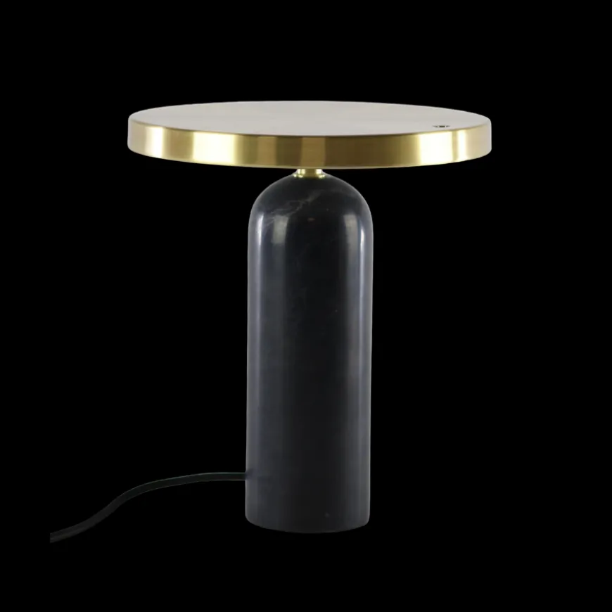 Villa - Bordlampe Vilja Sort Marmor (22,5 x 25 cm)