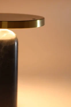 Villa - Bordlampe Vilja Sort Marmor (22,5 x 25 cm)