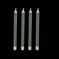 Villa Collection - Kronelys Aia Stearin Grøn 4 stk