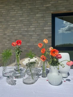 Villa Collection - Vase Drua Klar Glas (14,5x20cm)