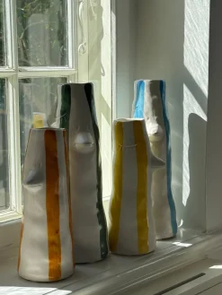 Villa Collection - Vase Whimsy Blå Stentøj (34cm)