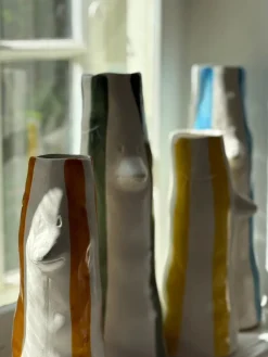 Villa Collection - Vase Whimsy Blå Stentøj (34cm)