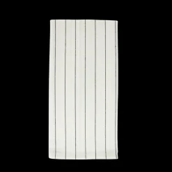 Viskestykke Beige m Sort Stribe DENNIK (50x70cm)